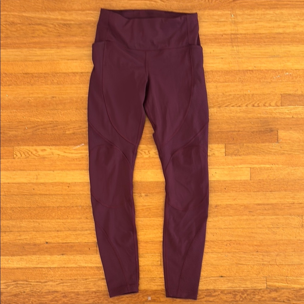 Lululemon Burgundy Leggings